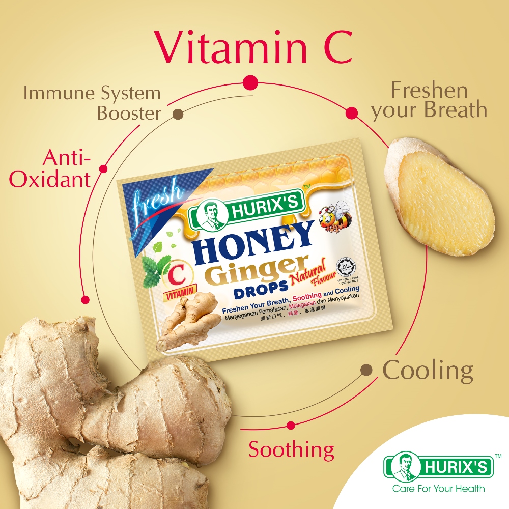 Hurix's Honey Ginger Drops